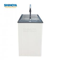 Стол для влажной утилизации с деревянным каркасом