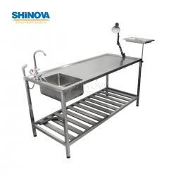 Стол для вскрытия животных из нержавеющей стали