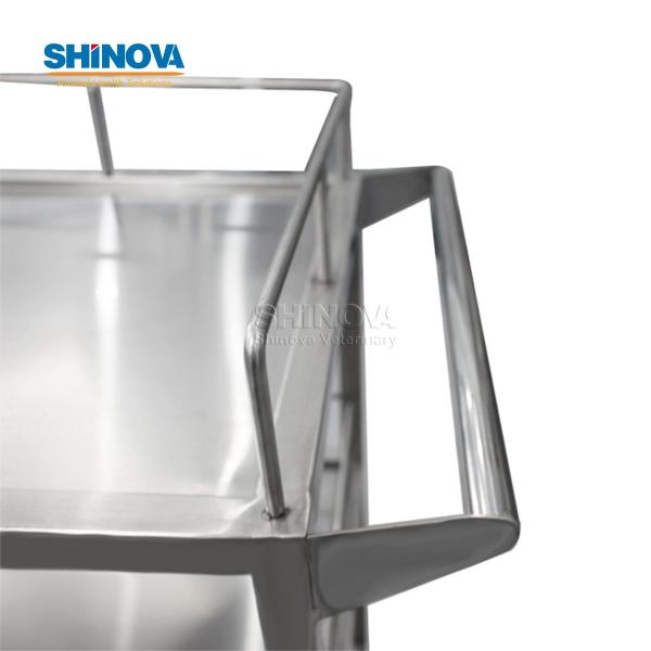 Медицинская тележка из нержавеющей стали с ящиками