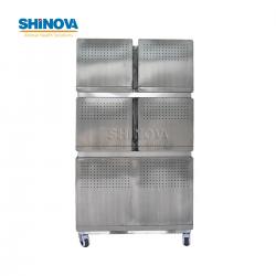 Витрина из нержавеющей стали