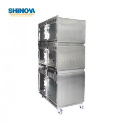 Витрина из нержавеющей стали