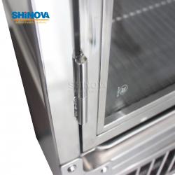 Витрина из нержавеющей стали