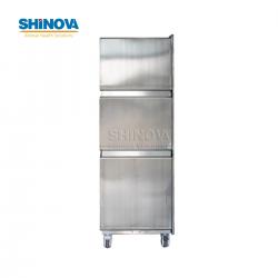 Витрина из нержавеющей стали