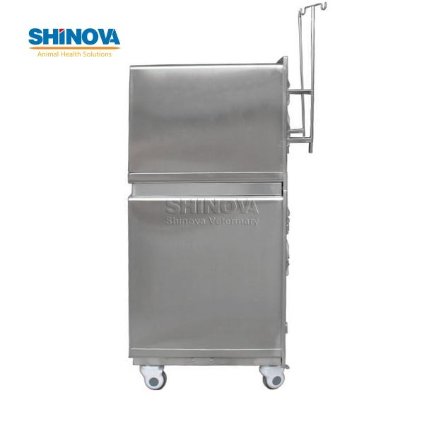 Модульная клетка для собак из нержавеющей стали в сухом стиле